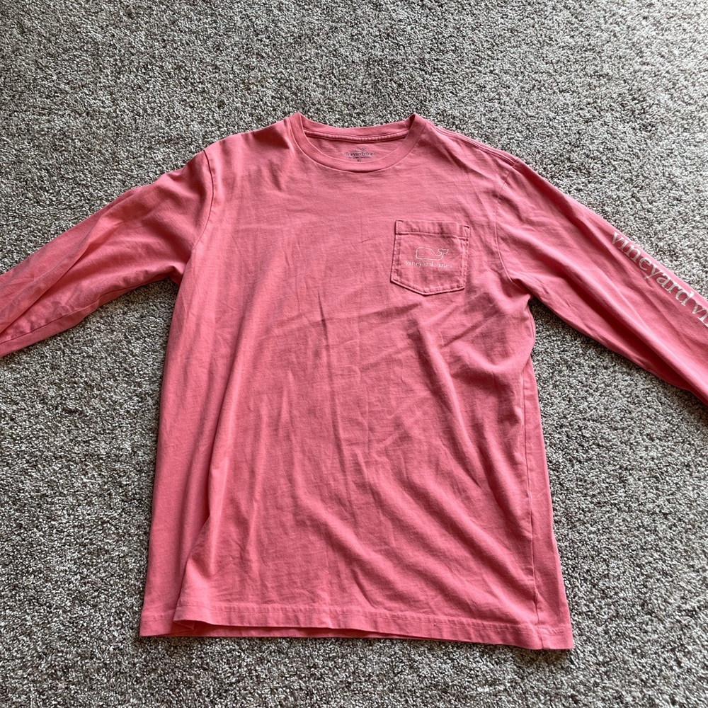 Vineyard vines long sleeve pocket tee, size xl